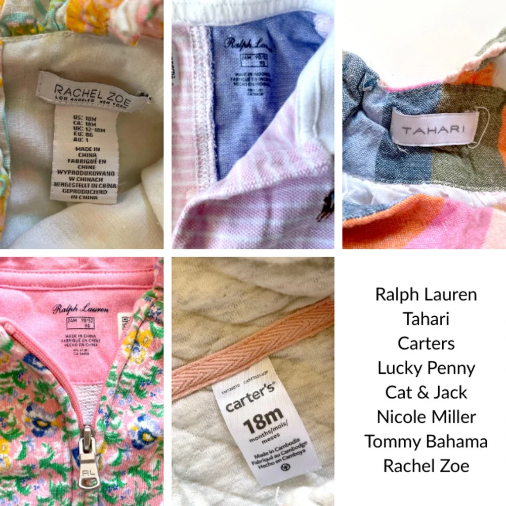 Baby‎ Girls Spring Summer 18-24 Month Cottagecore Preppy Bundle Lot 11 Pieces